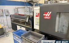 Haas #ST-20, CNC Lathe, 20 HP, 12 Station Turret, Tailstock, LNS Bar Feeder, Chip Conveyor, Parts Catcher