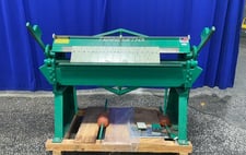 12 gauge x 4' Tennsmith #HBU48, Finger Brake, 48" Table