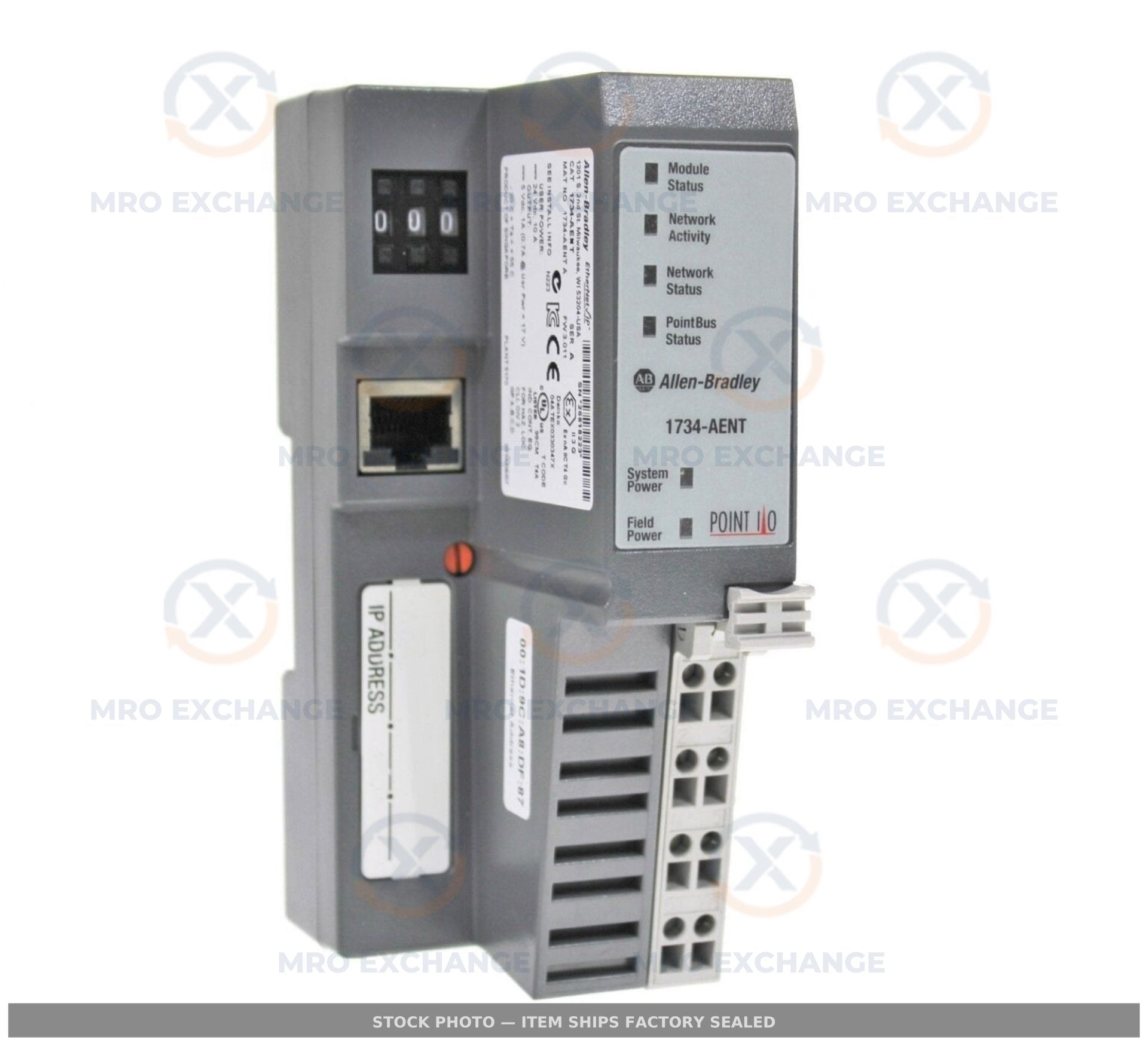 Allen-Bradley POINT I/O Ethernet Network Adaptor 1734-AENT 24V DC