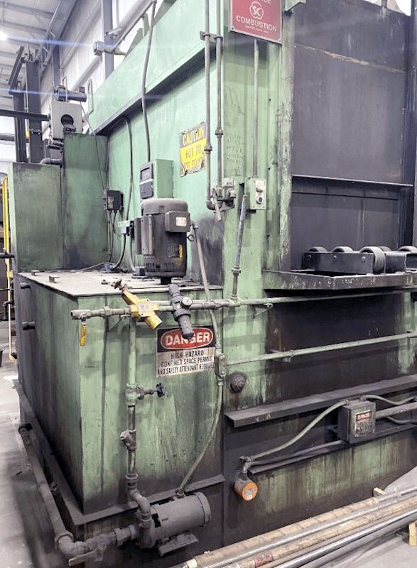 Surface Combustion, electric spray / dunk washer, 36" W x 72" D x 36" H, 160-180°F, 460 V., 3-Phase
