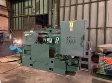 Wickman 1" x 6, motor & controls, stock reels & stands, pick-up with back finish, universal chip conveyor