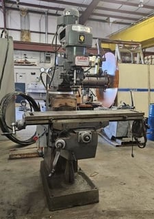 Lagun #FT-2S, knee mill, 10" x50" tbl, 2 HP, step pulley head, Hi/Lo range, one shot lube