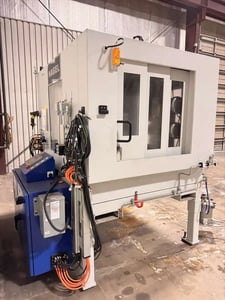 Nagel / Fanuc robotic buffing cell, with Fanuc LR Mate 200iD/7L robot, pendant Control, 6-wheel