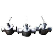 3" Koltek, 2-way Stainless Steel hand valve (3 available)