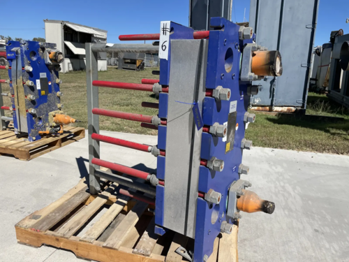 118 sq.ft. Alfa Laval #M10-BWFD, plate heat exchanger, 300 psi, 2013 (6 available)
