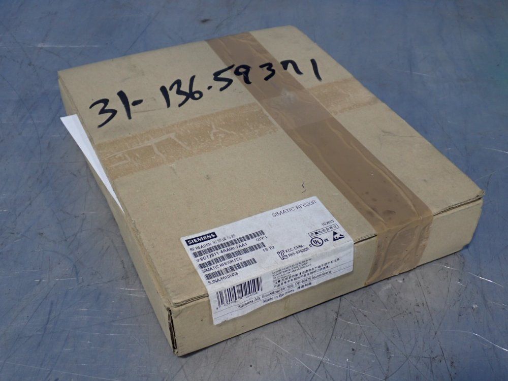 Siemens #6GT2811-4AA00-1AA1, Simatic RF630R RFID Reader, 2015, Never Used