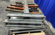 53" x 95" Cantilever Racking, 3 Uprights, 21 Arms 18" & 30" L