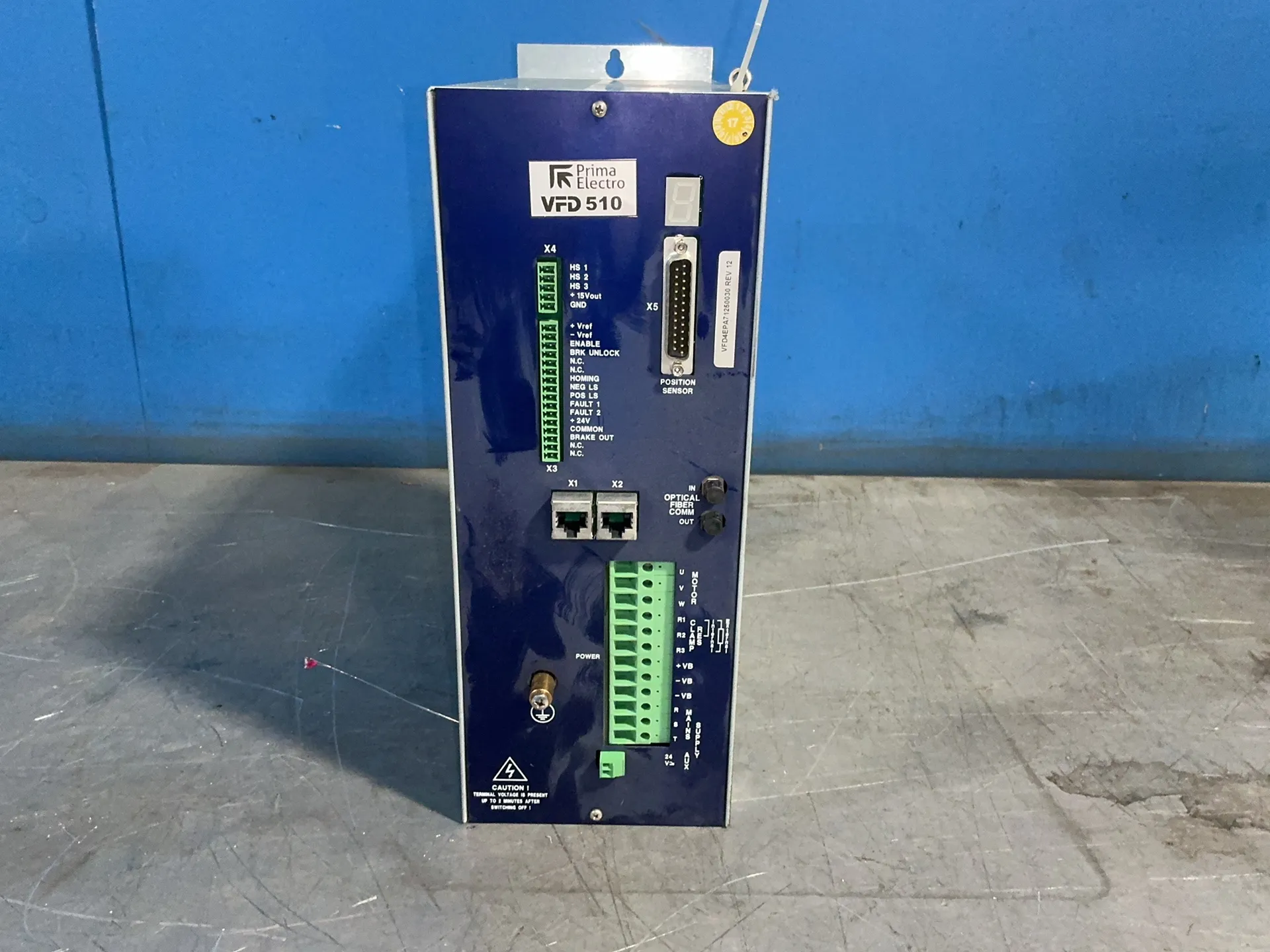 Prima Electro #VFD4-EPA-712-50030, Servo Drive