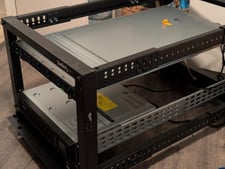 ASUS #RS700-E10-RS12U 1U Rack Server, Xeon Gold 5317, 128GB, Rack and UPS