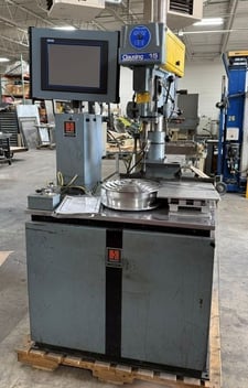50 lb. Hines #HVR-50, vertical, 1-plane, 18" x 6" H part capacity, 2006, Dynics FX15 in 2024