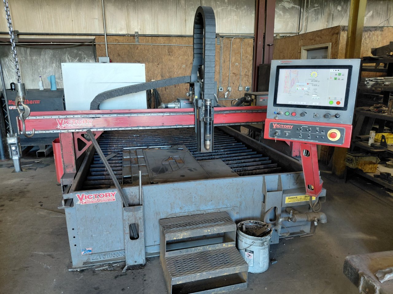 Victory #5x10, CNC plasma table with Hypertherm XPR300, 5' x 10' table, Edge Connect TC Control, 2022