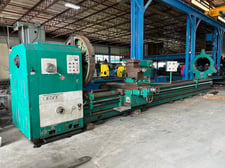 72" x 324" Gornatti #Legoor-920, gap bed engine lathe, 57" swing over cross slide, 4-jaw 59" chuck, power