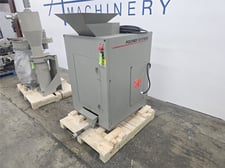 9" x 12" Polymer Systems #912-E-SIL, top-feed granulator, 5 HP, 2 fly knife rotor, 1 bed knife, 3/8" screen