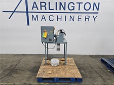 2" Wide Davis Standard #PK-102, lab strand pelletizer, 18 knife helical rotor, 37" in-feed height, 230/1/60