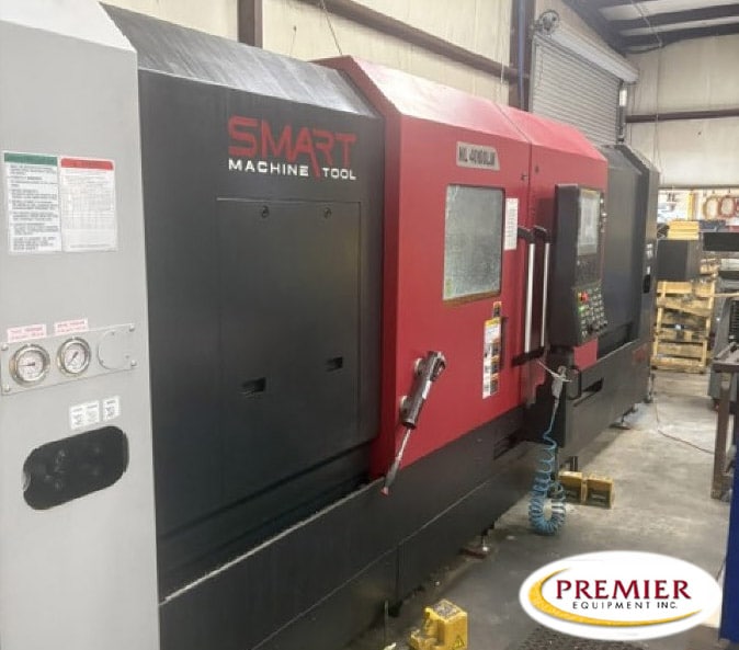 Smart Machine Tool #NL4000LM, heavy duty 3-Axis CNC lathe, Fanuc 0iTF, 31.1" swing, 18" chuck, 2023