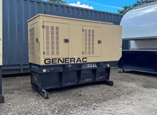 50 KW Generac #5649660100, diesel generator set, enclosed, 120/208 Volts, 3 phase, 670 hours, 2005