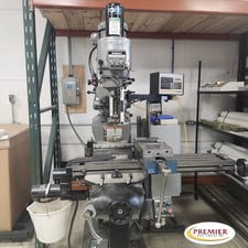 Bridgeport #Series-I, manual mill, 9" x49" table, 2 HP continuous, 3 HP 30 minute duty, EZ-Trak Plus XYZ