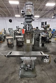 Bridgeport #Series-I, vertical mill, 9" x42" tbl, 2 HP, 36" X, 12" Y, 16" Z, 60-4200 RPM, R-8, chrome ways