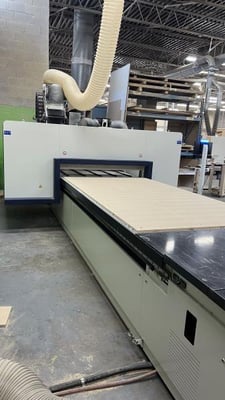 Morbidelli #X200, flat table machine w/ ATC/boring, 5' x 10' table, 20 HP, 24000 RPM, HSK F63, 14 ATC, 123"