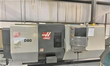 Haas #DS-30, CNC Lathe, 12.5" X, 23" Z, 31.7" swing, 20.75" socs, 16" turning diameter, 30 HP, 4000 RPM, 2013
