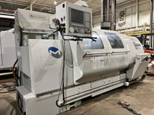Milltronics #ML-18, CNC Lathe, 18.7" swing, 60" centers, 9.4" socs, 10" X, 10" chuck, 15 HP, 4500 RPM, 8