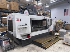 Haas #VF-7/50, CNC vertical machining center, 30+1 automatic tool changer, 84" X, 32" Y, 30" Z, 84" x28"
