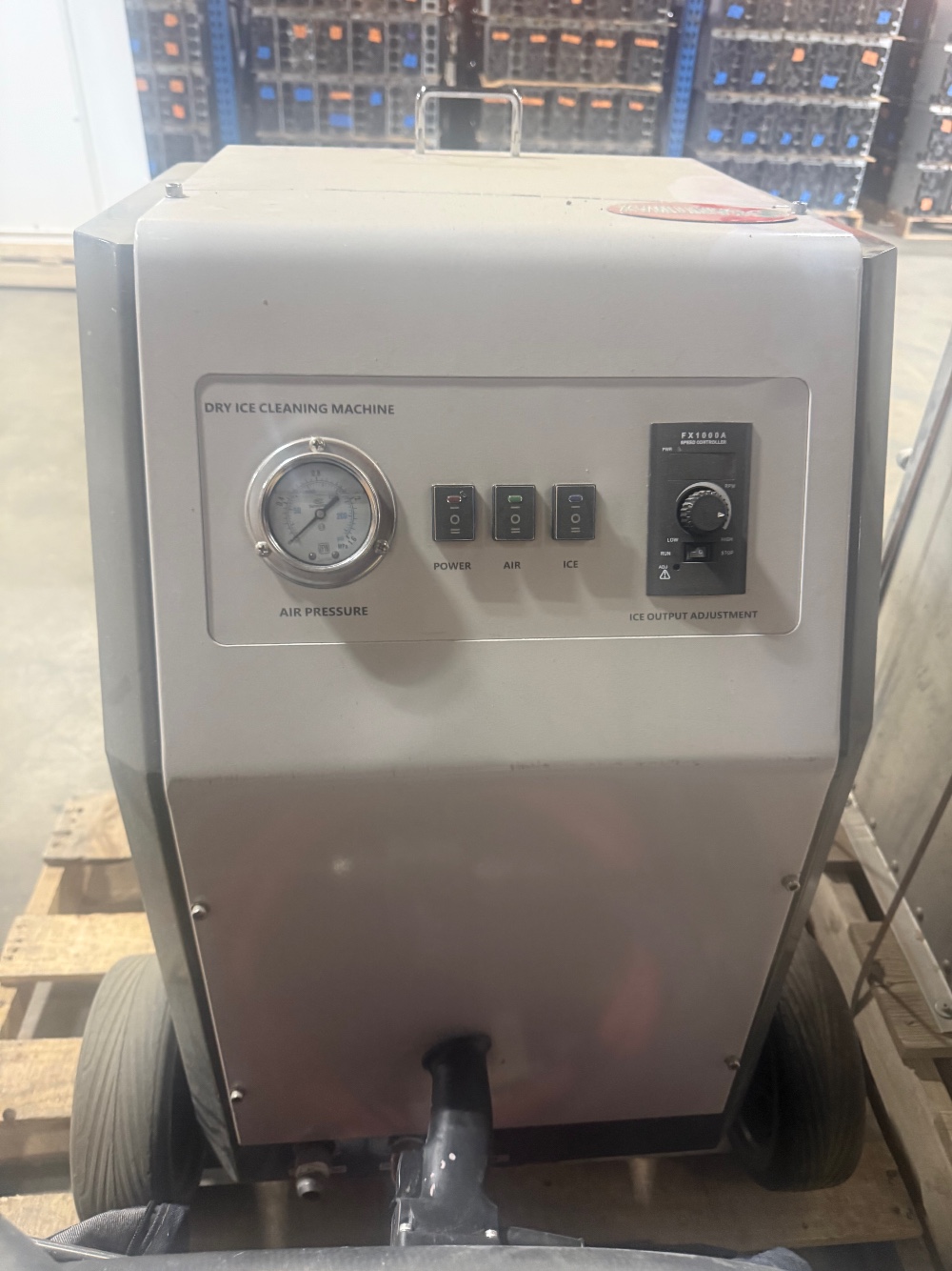 Santimax, industrial dry ice blasting machine