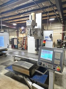 Milltronics #MB-30, CNC Vertical Bed Mill, 73" x24" table, 60" X, 30" Y, 28" Z, 4,000 RPM, BT 40, Centurion