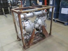 3" Sandpiper #SA3-A, Double Diaphragm Pump, 260 GPM @ 289' TDH, 125 psi, up to 3" solids handling, 120 scfm
