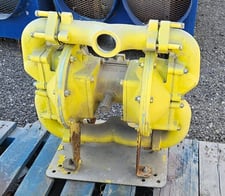2" Sandpiper #HDF2, Double Diaphragm Pump, 208 GPM @ 289' TDH, 125 psi, up to 2" solids handling, 140 scfm