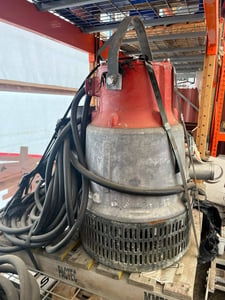 600 GPM @ 33' TDH, Flygt #2151.011, Submersible Pump, 4" discharge, 30 HP, 3530 RPM, 575 Volts, 3PH
