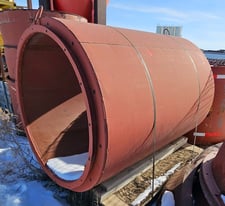 Ventilation Fan Silencer, 48" flange, 70" length