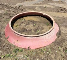 Ventilation Fan Adapter, 73.5" wide side diameter, 11" length