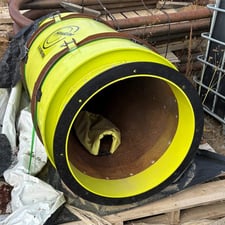 Hardline #HAC-SIL25-001, Fan Silencer, 28-3/8" flange outside dimension, 58-1/2" length