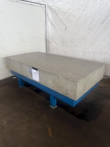 48" x 96" x 14" Rock of Ages, granite surface plate w/ stand (3 available)