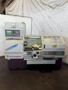 Bridgeport Romi #EZ-Path-SD, CNC lathe, 17" swing, 8" chuck, 2.08" bore, 40" centers, A2-5, 25-4000 RPM, #4MT