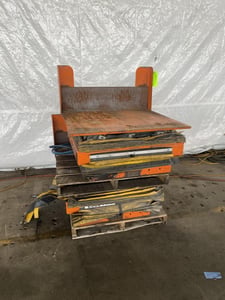 36" x 40" Knight #ALT-3640, pneumatic lift/tilt table (3 available)