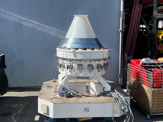 Massie Pack #VS-300, VFFS vertical form fill seal bagging packager, 11.8" max bag width, 100 bags/min, roll