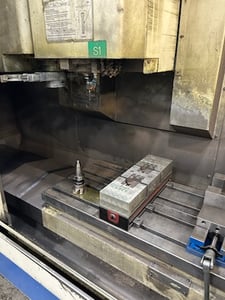 Okuma #MC-V4020, CNC vertical machining center, 40" X, 20" Y, 17.7" Z, 15000 RPM, CAT 40, 20 HP, 32 automatic