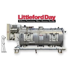Littleford J.h. Day #KM-8000-D, Stainless Steel jacketed plow mixer, 62" x 157" chamber, 8 plows, 150 HP, 460