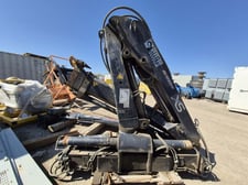 3.5 Ton, HIAB #122B-2-CL, Knuckle Boom Crane, 8,380 lb @ 9' 2" side reach, 2 hydraulic extension on outer