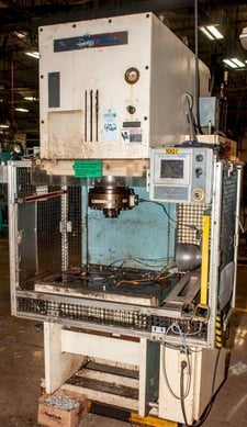 75 Ton, Neff #DF75-15M, hydraulic press, 10" stroke, 24" daylight, 10" throat, 31" x 23" bed, 8" cylinder