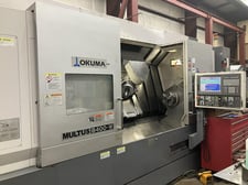 Okuma #Multus-B400-W, 8-Axis CNC Lathe, 27.9" swing, 61" machining length, 27.9" turning diameter, 15" chuck
