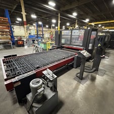 Amada #FO-3015, CO2 Laser System, 4000 watt, 120" X, 61" Y, 7" Z, 60" x 120" sheet, 2002