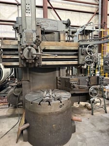 42" Bullard #42-CutMaster, Vertical Turret Lathe, 54" swing, 37" work height, 30 HP, 150 RPM
