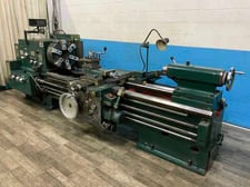 20" x 80" Ryazan #1M63H-2, engine lathe, 14.5" swing over cross slide, 6-jaw 20" chuck, digital read out, 15