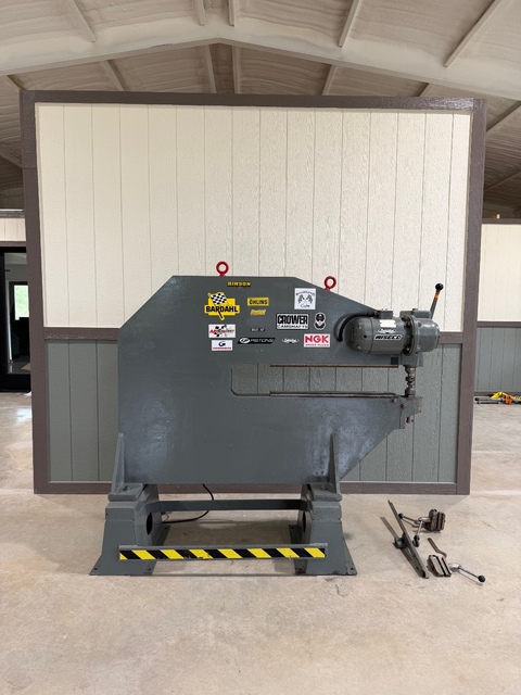 No. P5 Pullmax, nibbling machine, 7/32" capacity, 42" throat, 1100-2200 SPM, 2 HP, tooling & attachments