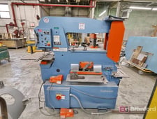 6" x 6" x 1/2" Scotchman #DO-70-24M, dual operator ironworker, 70 ton, 9" throat, 24" bar shear, 10 HP
