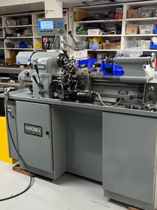 11" x 18" Hardinge #HLV-H, super-precision toolroom lathe, 125-3000 RPM, Acu-Rite 2-Axis digital read out, 5C