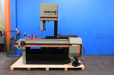 18" x 22" Marvel #Series-8-Mark-II, tilt frame vertical band saw, 14' 6" x 1" x .035" blade, 50-450 FPM, 2